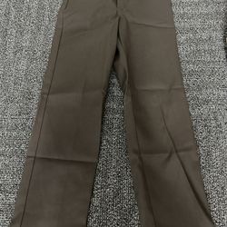 NWT Dickies Women's Pleated Work Pants Sz 30  