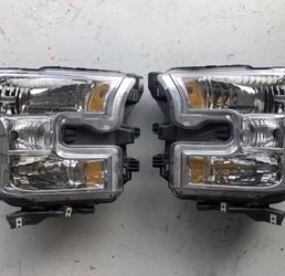 2015-2017 Ford F-150 - Driver and Passenger Side Halogen Headlight