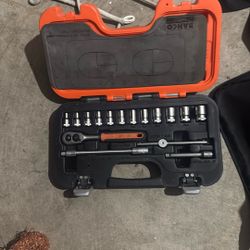 Bahco 1/4 Rachet Set With Case 