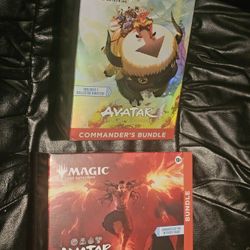 Magic The Gathering! MTG! Avatar The Last Airbender Commander's Bundle & Bundle Box! 2 Box Lot! New!