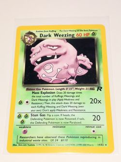 Pokemon Dark Weezing 14/82