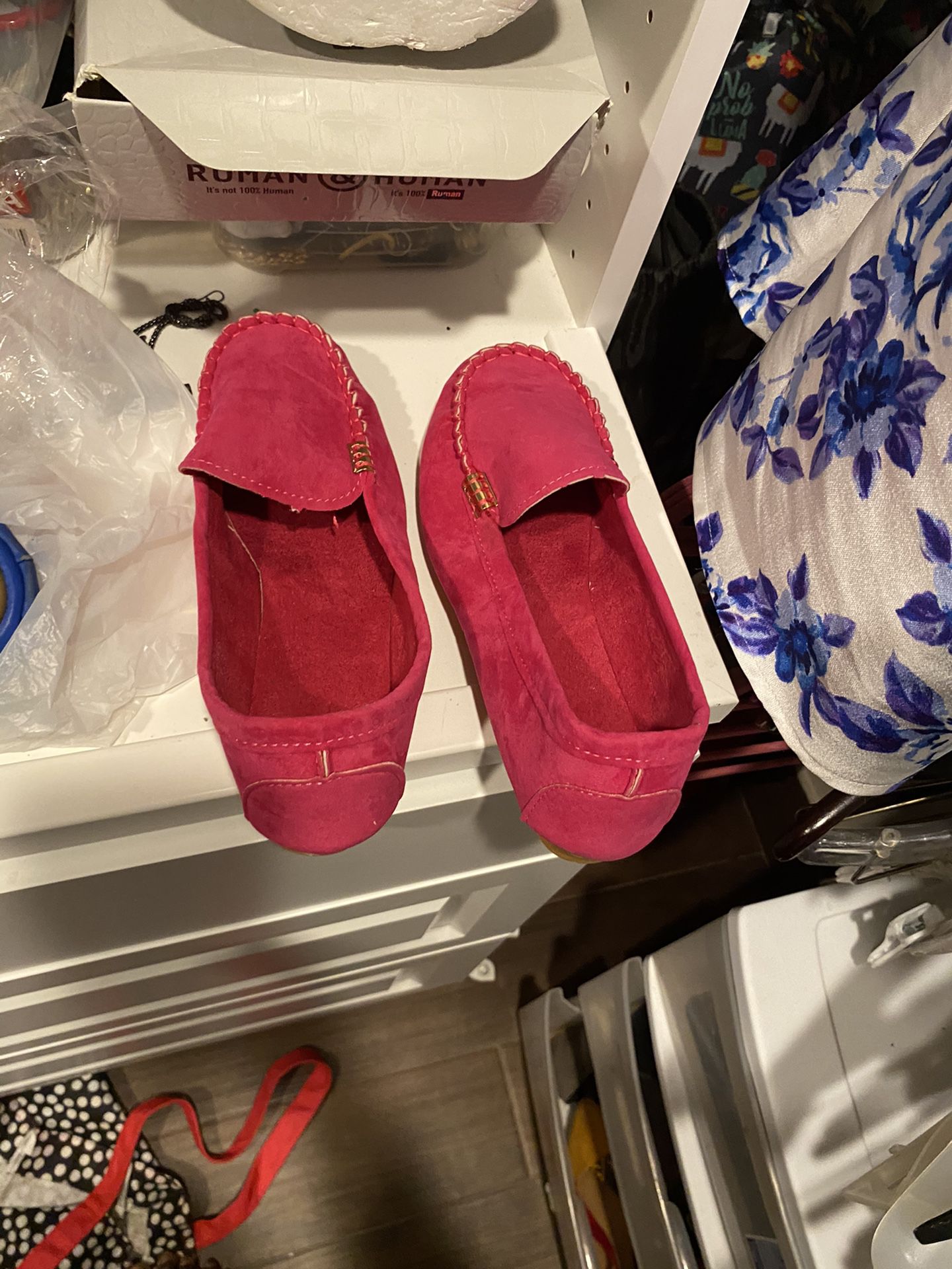 Hot pink loafer size 9
