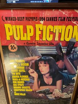 Original pulp fiction poster