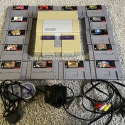 Super Nintendo -SNES- (Original Console + 14 Games)