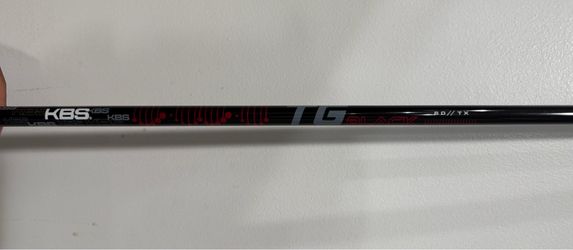 New KBS TG Black Driver Shaft 6TX Uncut