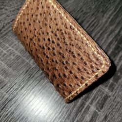Ostrich Card Holder Wallet 