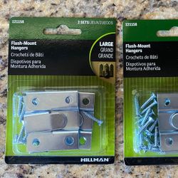 Hillman Large Flush Mount Hangers