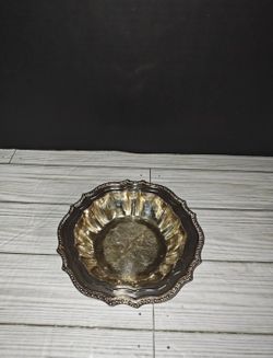 Vtg HMC Italy Avon Silver-plate Bowl Candy/ Trinket Collectible Dish