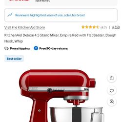 New Kitchen Aid Mixers !