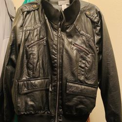 Woman Faux Leather Jacket 