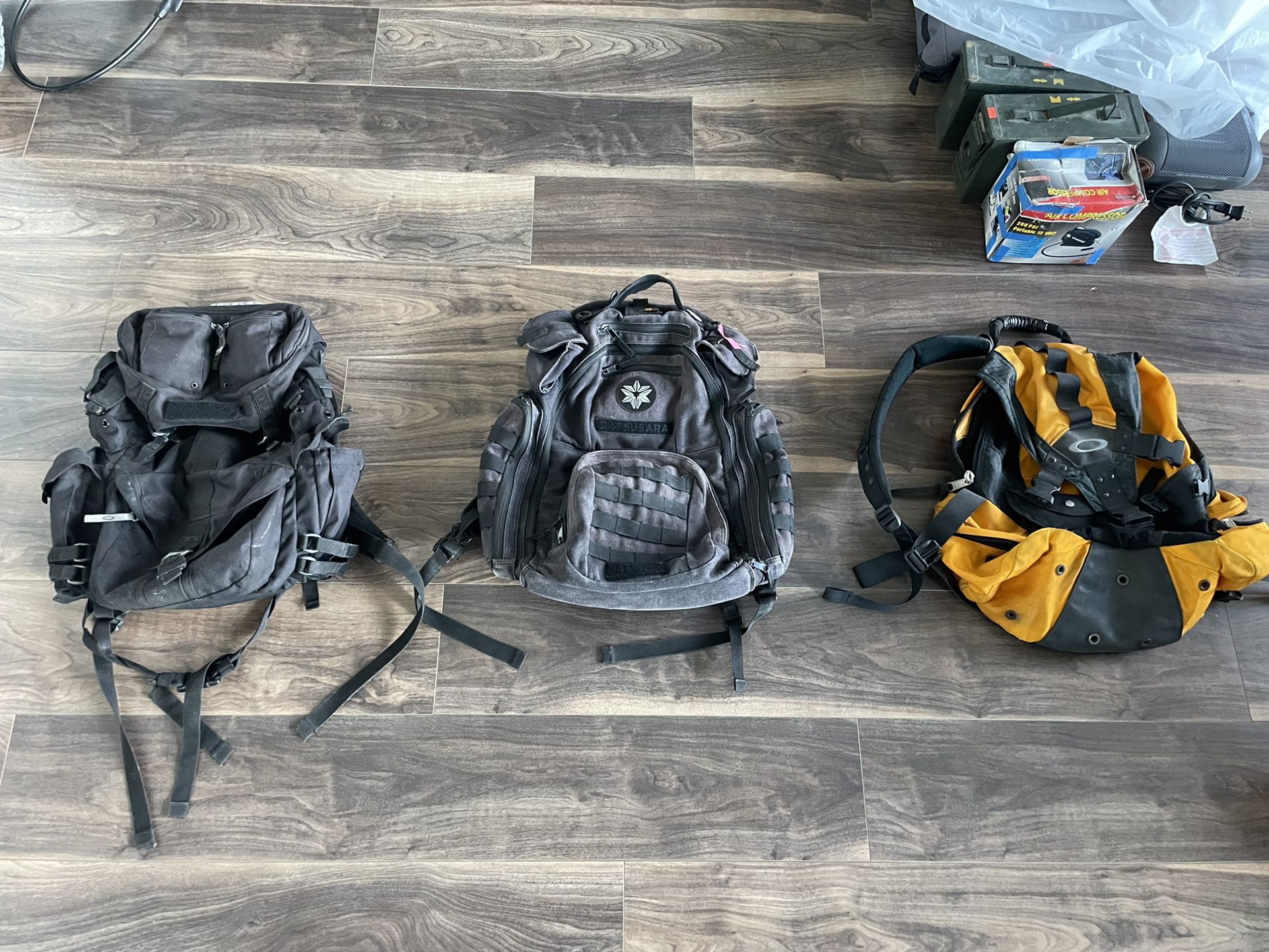 3 Oakley Tactical Backpacks 
