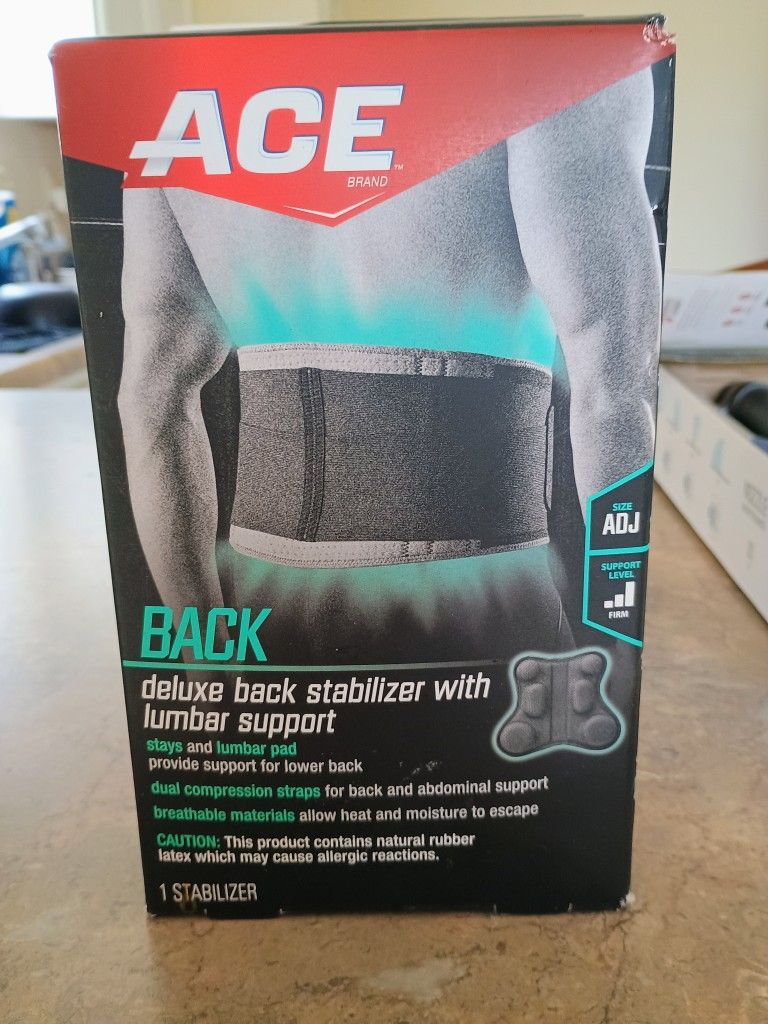 Ace Deluxe Back Stabilizer With Lumbar Support