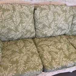 Patio Bench w/ Cushions 