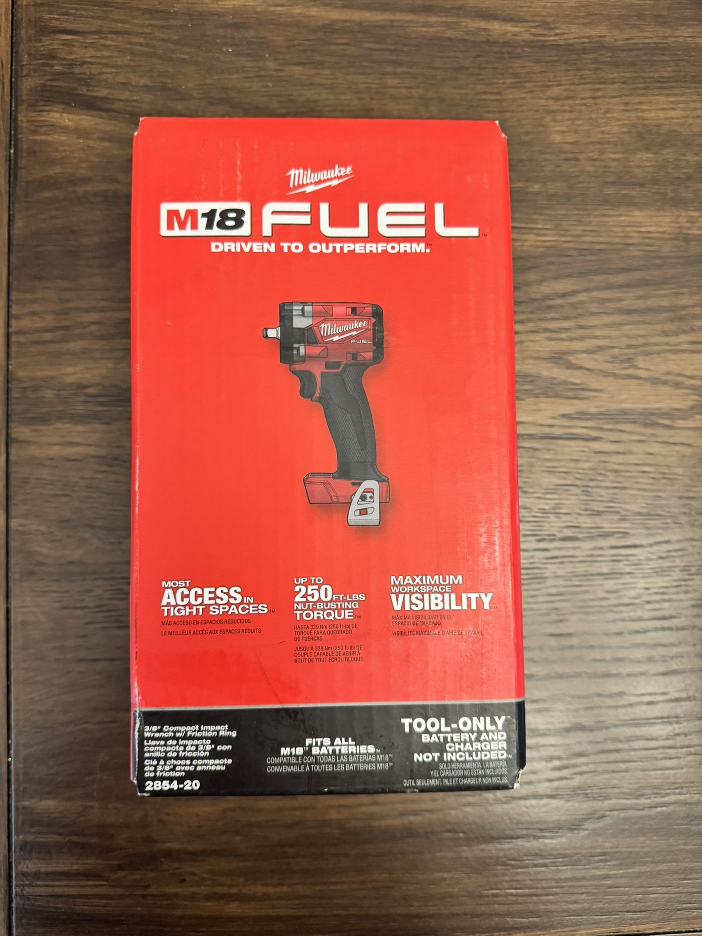 Milwaukee M18 FUEL GEN-3 3/8” Compact Impact Wrench (Tool-Only, Brand New Sealed)