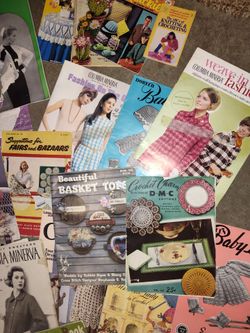 Vintage crochet magazines