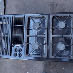 Jenn-air 45" Cooktop Stove Downdraft stove range Natural Gas Or Propane