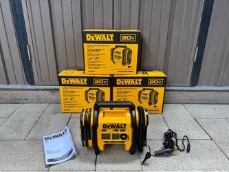 Dewalt 20v Corded/Cordlees Air Inflator (Tool Only) Model DCC0201