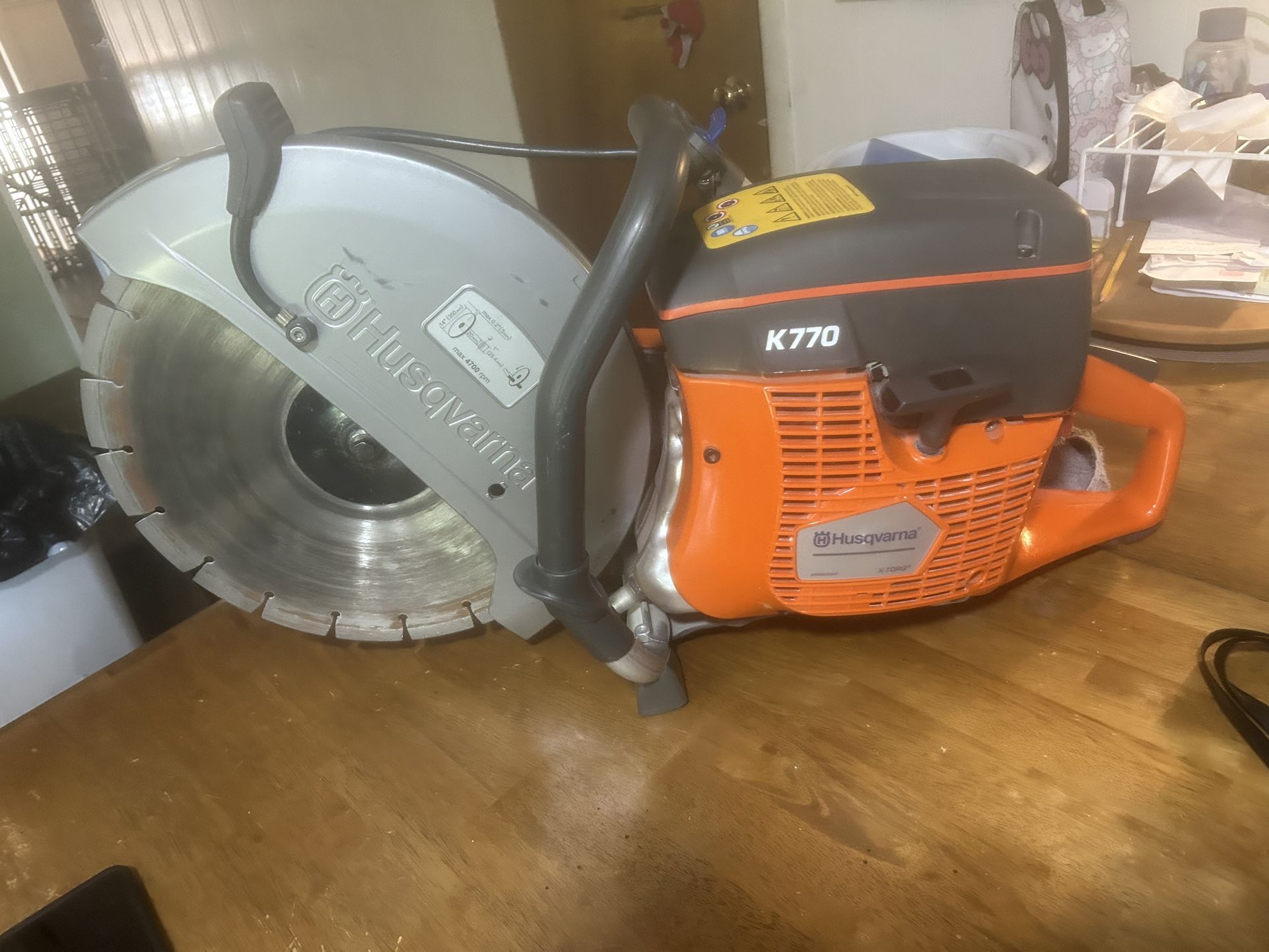 HUSQVARNA K770 CONCRETE SAW