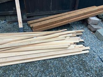 Wood trim pieces
