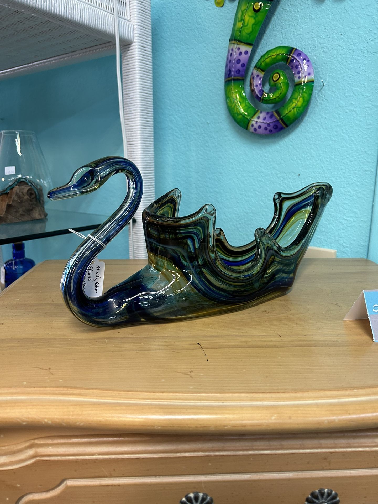 Beautiful Glass Swan