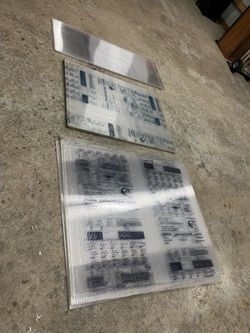 Tons of Polycarbonate sheets and connector pieces