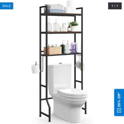 3 Tier Over the Toilet Rack - Brown