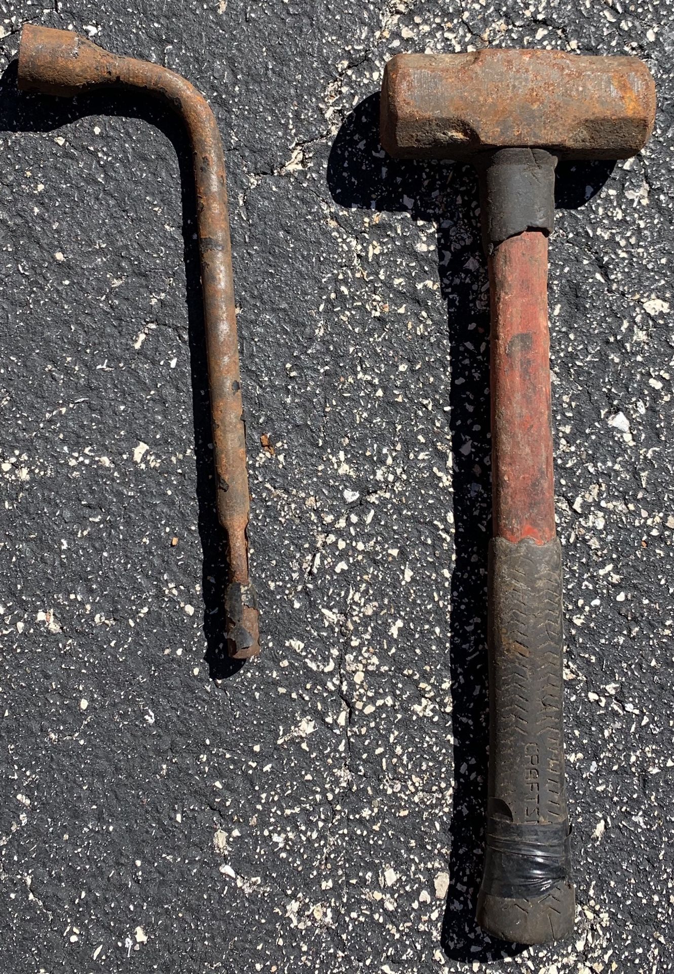 Craftsman Hammer and Crow Bar