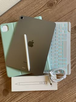 Apple iPad Air 11” M2 chip 128GB (2024 model / Gray) with keyboard and Pencil (100% battery) 