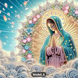 Virgin Mary Diamond Art