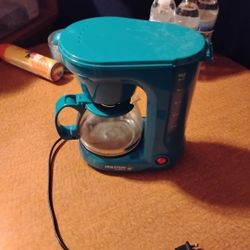 Mini Blue Coffee Pot