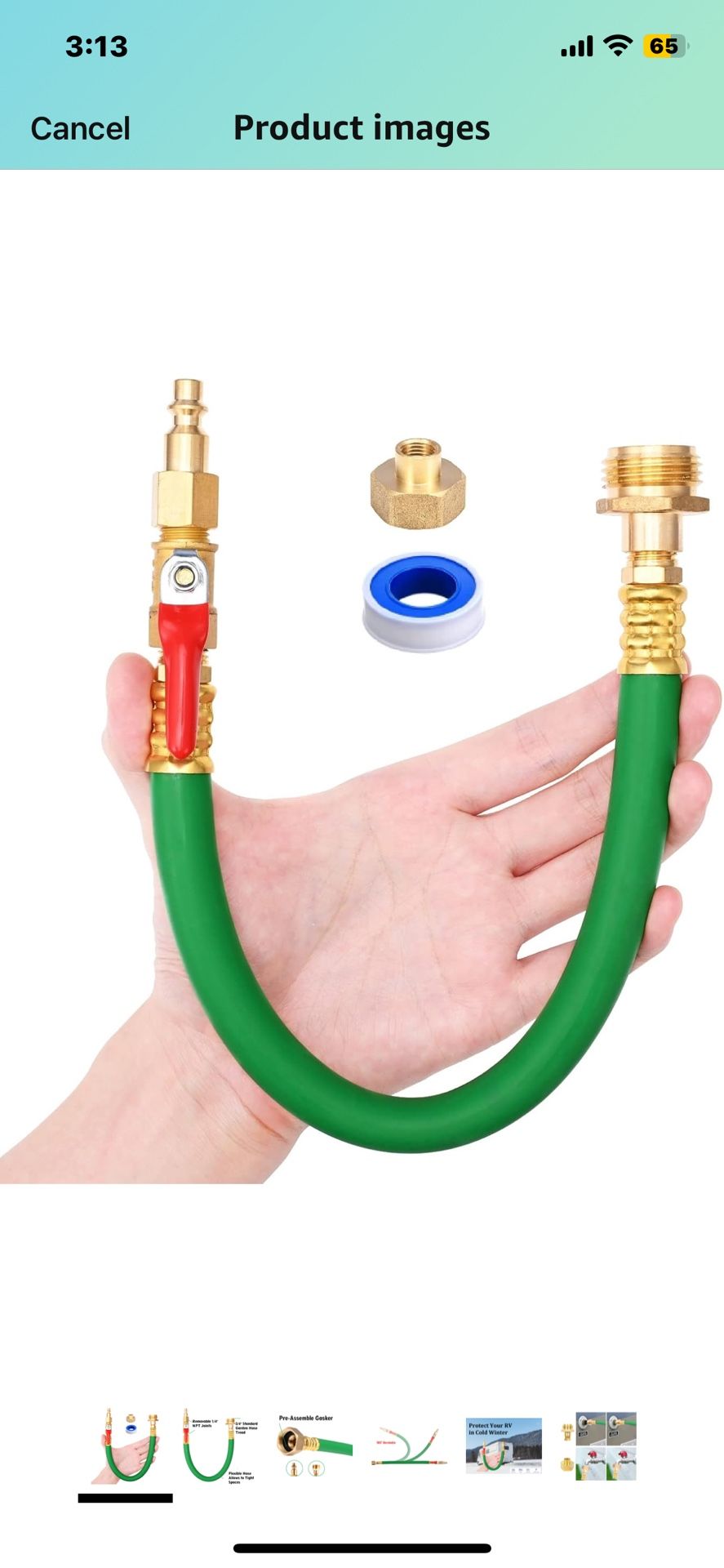 Winterize Sprinkler System Kit,RV Winterize Blowout Adapter with Shut Off Valve 12" Air Compressor Quick Connect Blow Out Fitting Plug Garden Hose Thr