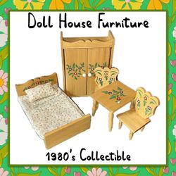 Doll Furniture (Lot) - 1980’s Collectible