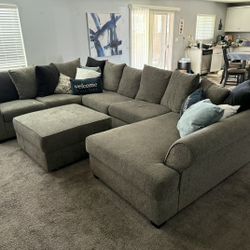 Elegant Gray Sectional 