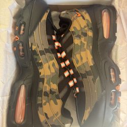 NIKE AIR MAX 95 OG QS BLACK/SAFETY ORANGE 