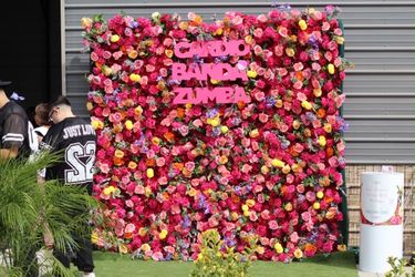 Flower wall backdrop