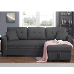 Like New Grey Sofa Bed New Sofabed Sectional