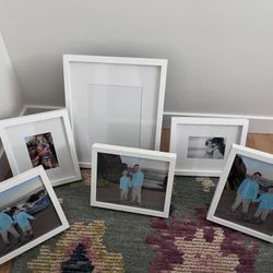 A Whole Lot Of Pottery, Barn White Wooden Frames