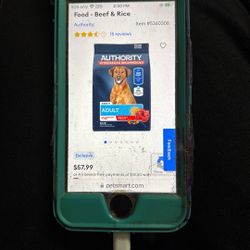 Authority Adult Dog Food, Beef And Rice 34 Pounds