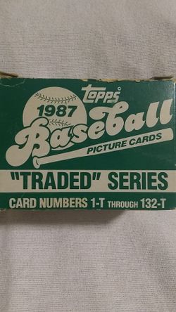 Baseball Sports Cards 1987 Topps Traded Set Greg Maddux RC & More