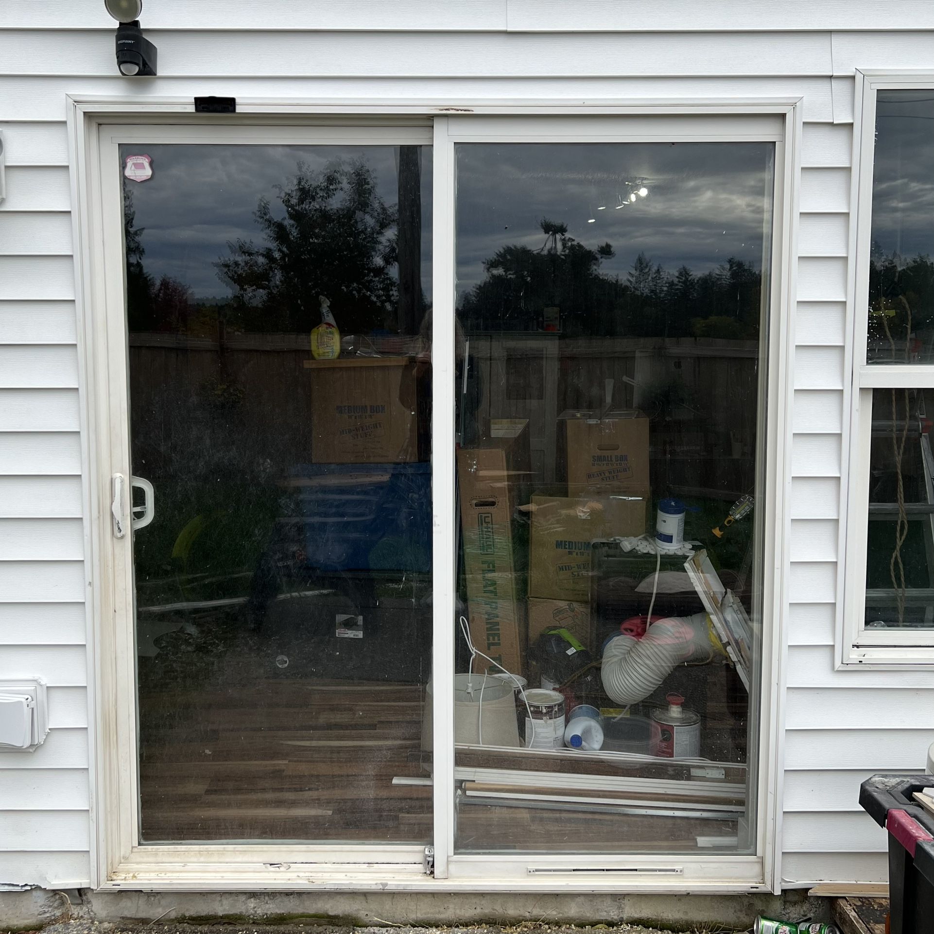 72” X 80” USED SLIDING PATIO DOOR