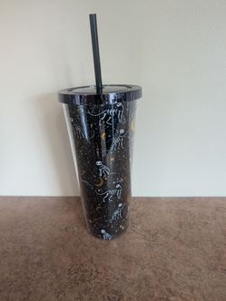 Spooky Cat Halloween Tumbler