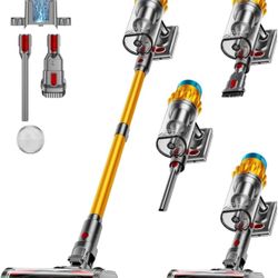 Cordless Vacuum Cleaner, 550W/45Kpa Vacuum Cleaners for Home, Max 60Mins Runtime, Anti-Tangled & 1.6L Dust Cup Stick Vacuum, Lightweight Vacuum for Ca