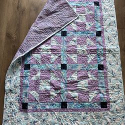 Handmade baby quilt