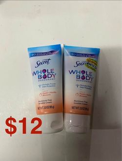 Secret Whole Body Deodorant Peach Vanilla 2-Pack