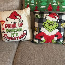 Grinch Pillows