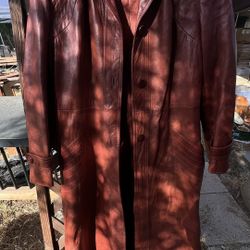 Crimson Leather Jacket
