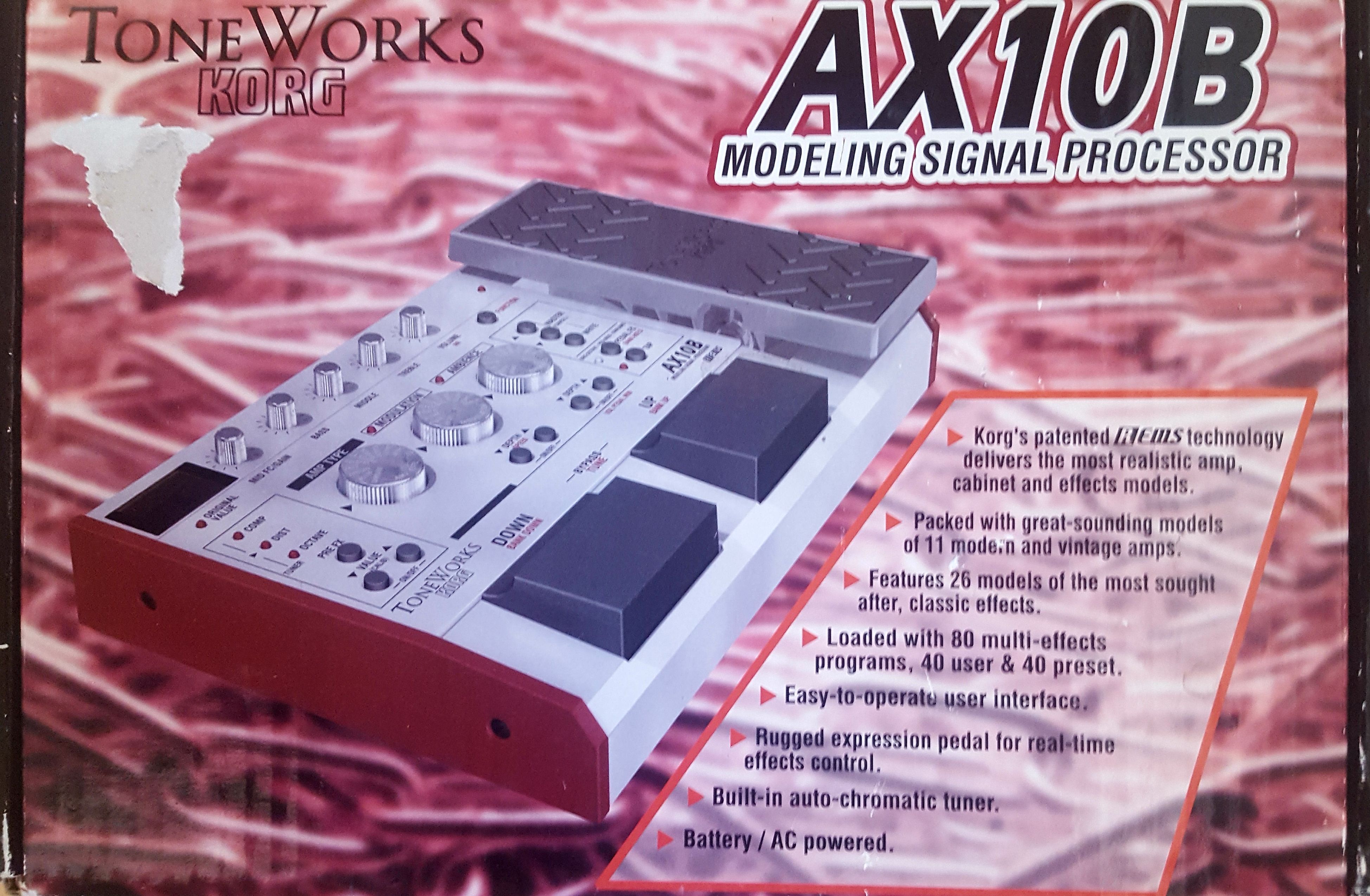 Bass effects pedal Korg AX10B Modeling Signal Processor for Sale