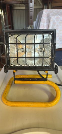 Portable 500W Halogen Work Light - Fully Working
