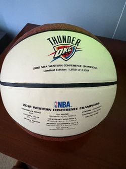 Limited edition 2012 western conference championship okc thunder basketball