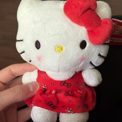 Christmas Hello Kitty Plushie 